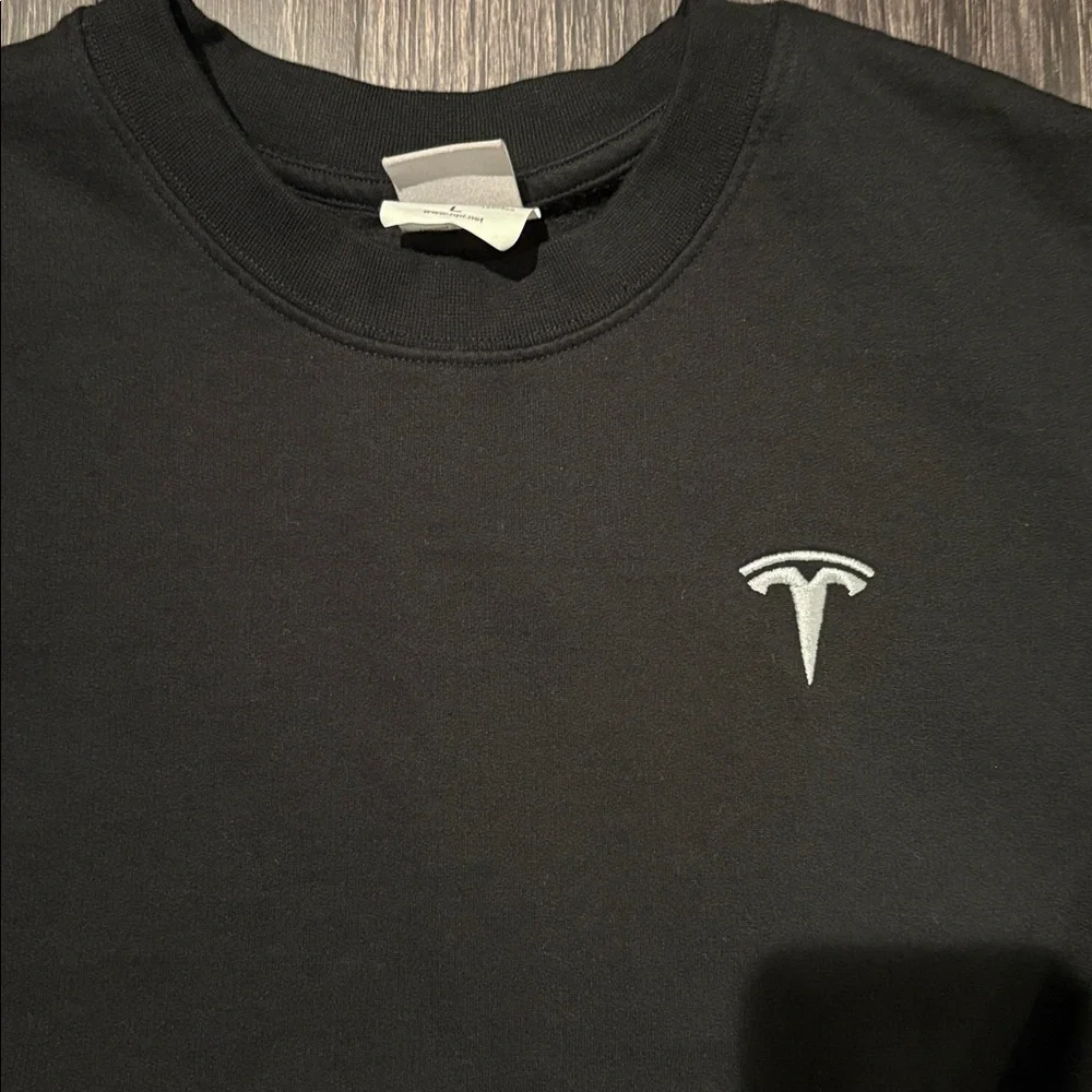 Tesla Black Crewneck Sweater - Picture 2 of 5